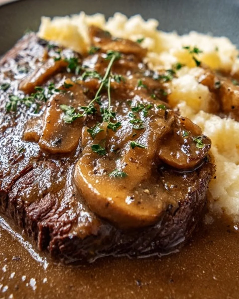 Instant Pot Round Steak and Gravy Recipe