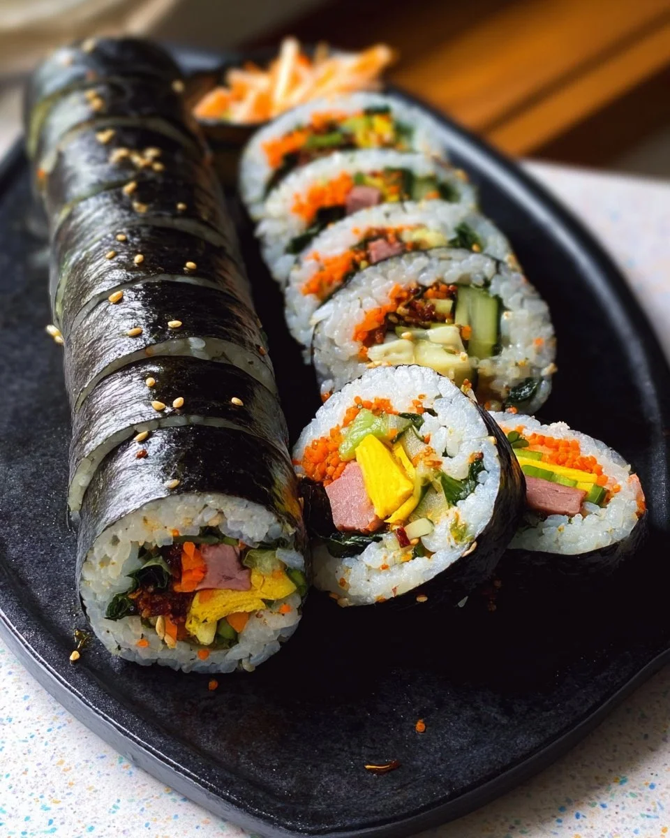 Kimbap (Korean Seaweed Rice Rolls)