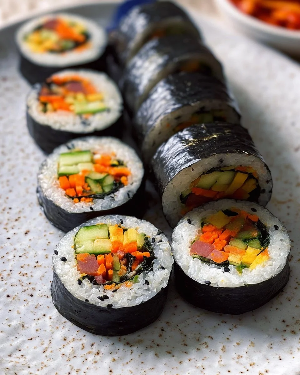Kimbap (Korean Seaweed Rice Rolls)