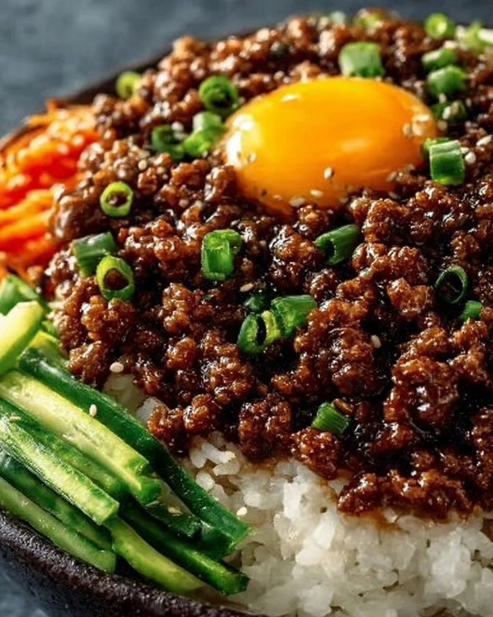 Korean Ground Beef Bowl