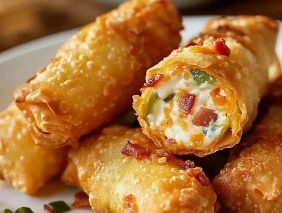 Mini Jalapeño Popper Egg Rolls