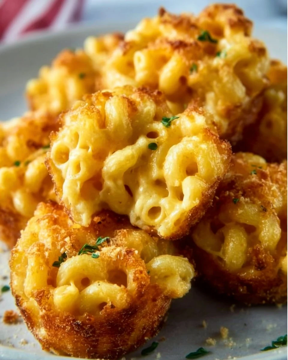 Mini Macaroni and Cheese Bites