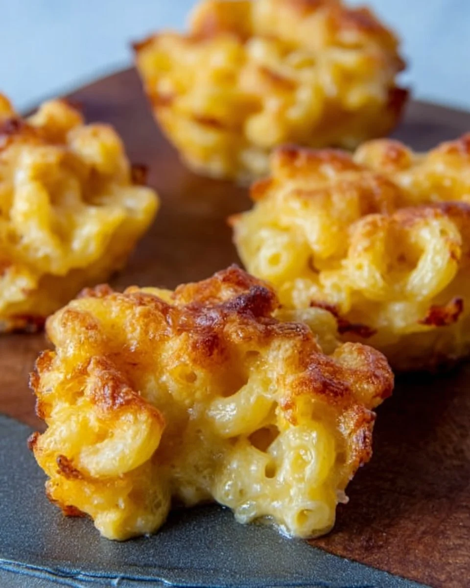 Mini Macaroni and Cheese Bites