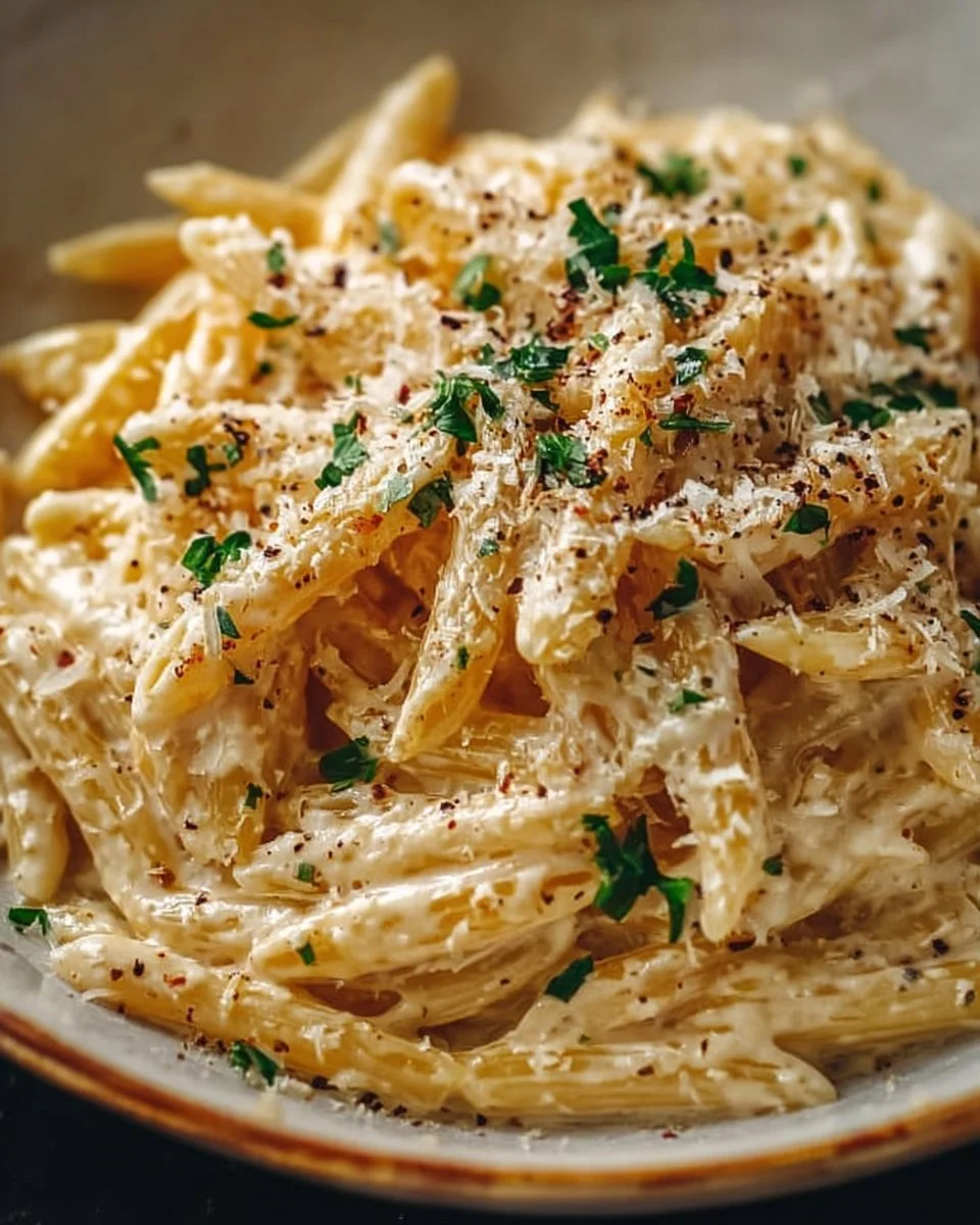 One Pot Creamy Garlic Pasta