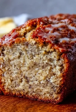 Deliciously moist 5-ingredient homemade banana bread fresh out of the oven