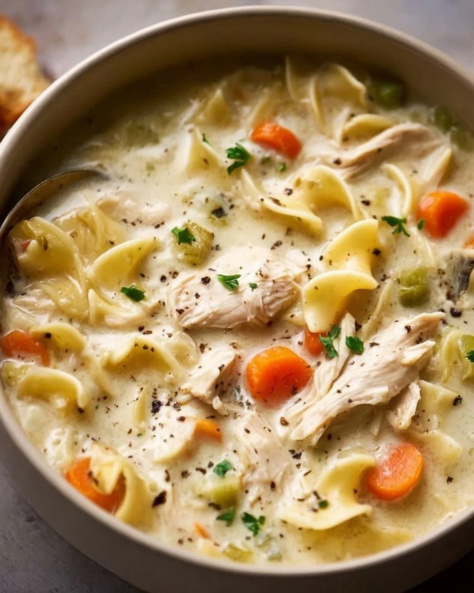 The Ultimate Easy Creamy Chicken Noodle Soup Recipe that Everyone Will Love