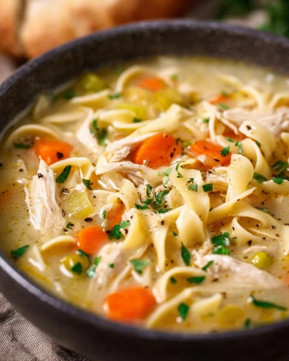 The Ultimate Easy Creamy Chicken Noodle Soup Recipe that Everyone Will Love