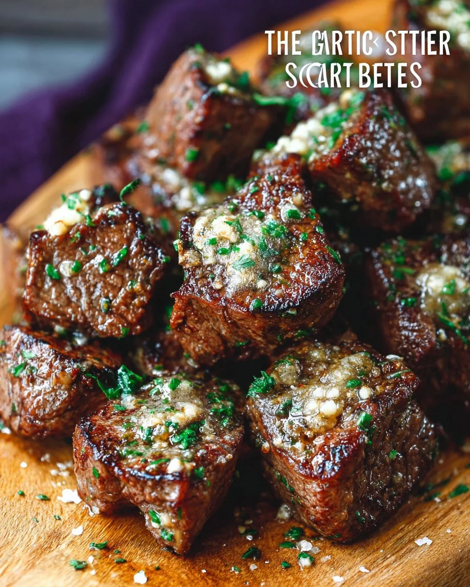 ULTIMATE GARLIC BUTTER STEAK BITES