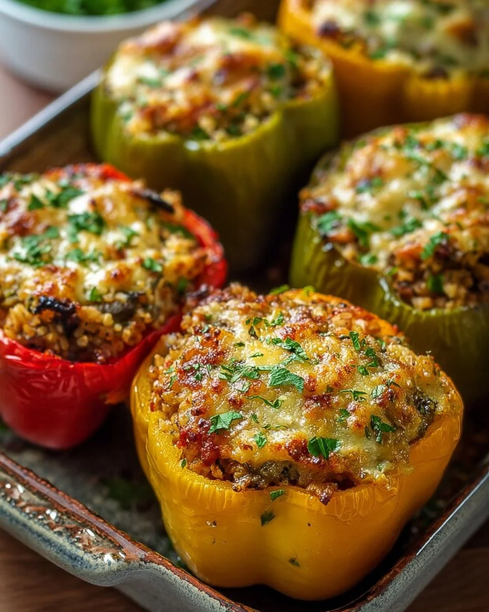 Vegetarian Stuffed Bell Peppers