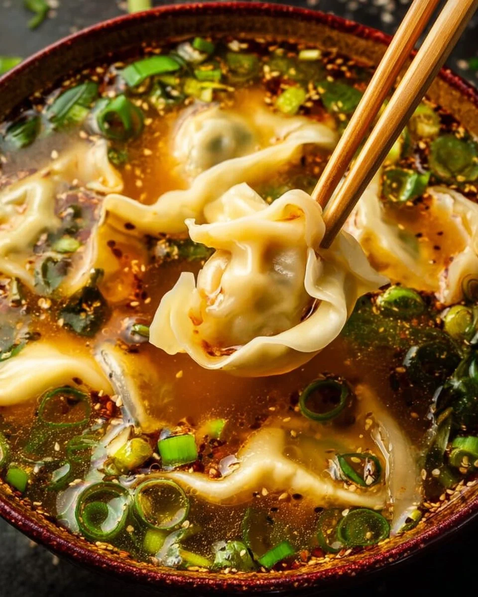 10 Minute Gyoza Soup