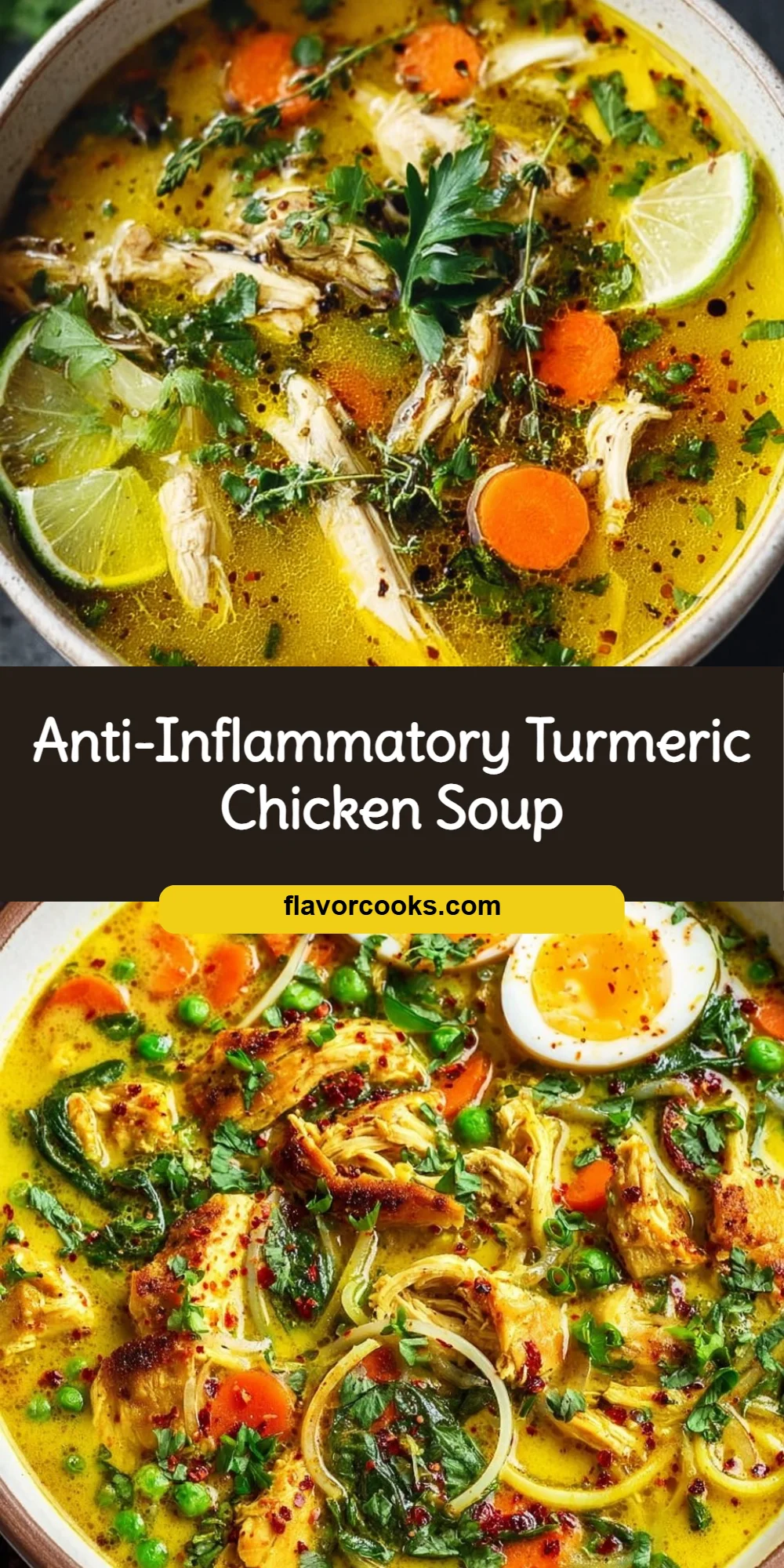 Anti-Inflammatory Turmeric Chicken Soup