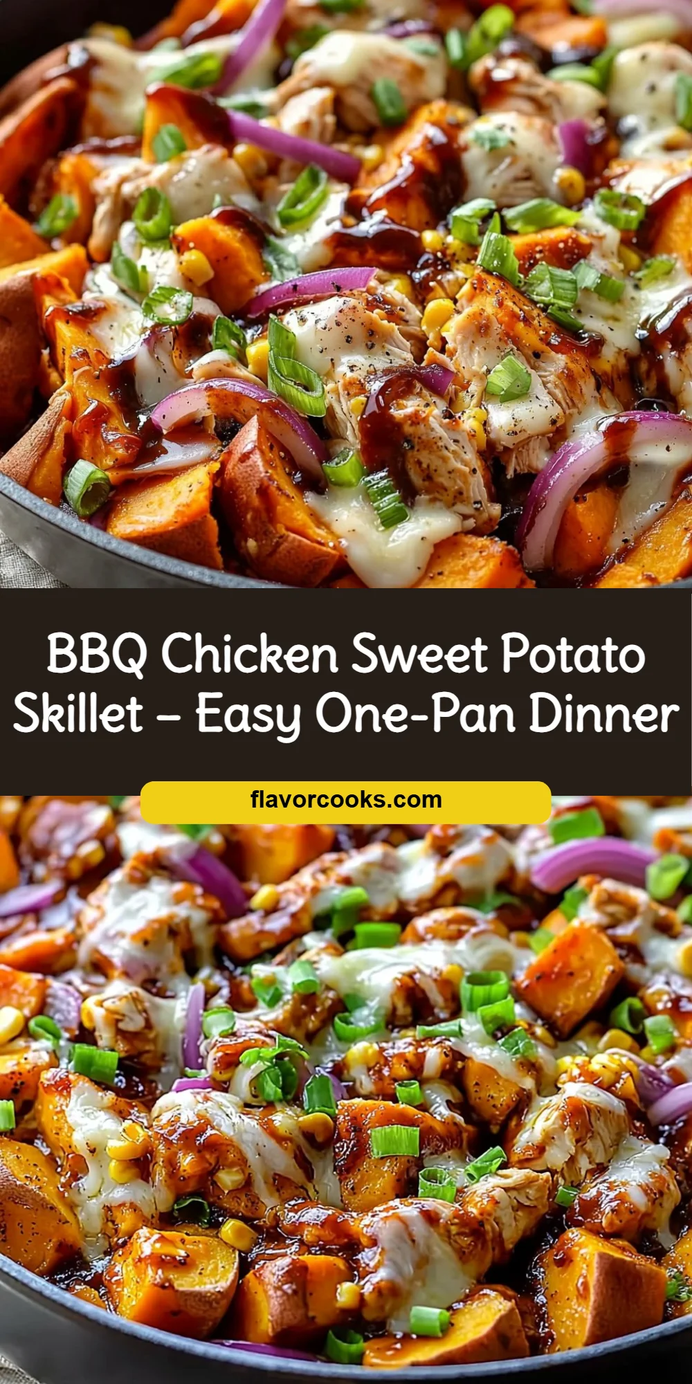 BBQ Chicken Sweet Potato Skillet – Easy One-Pan Dinner