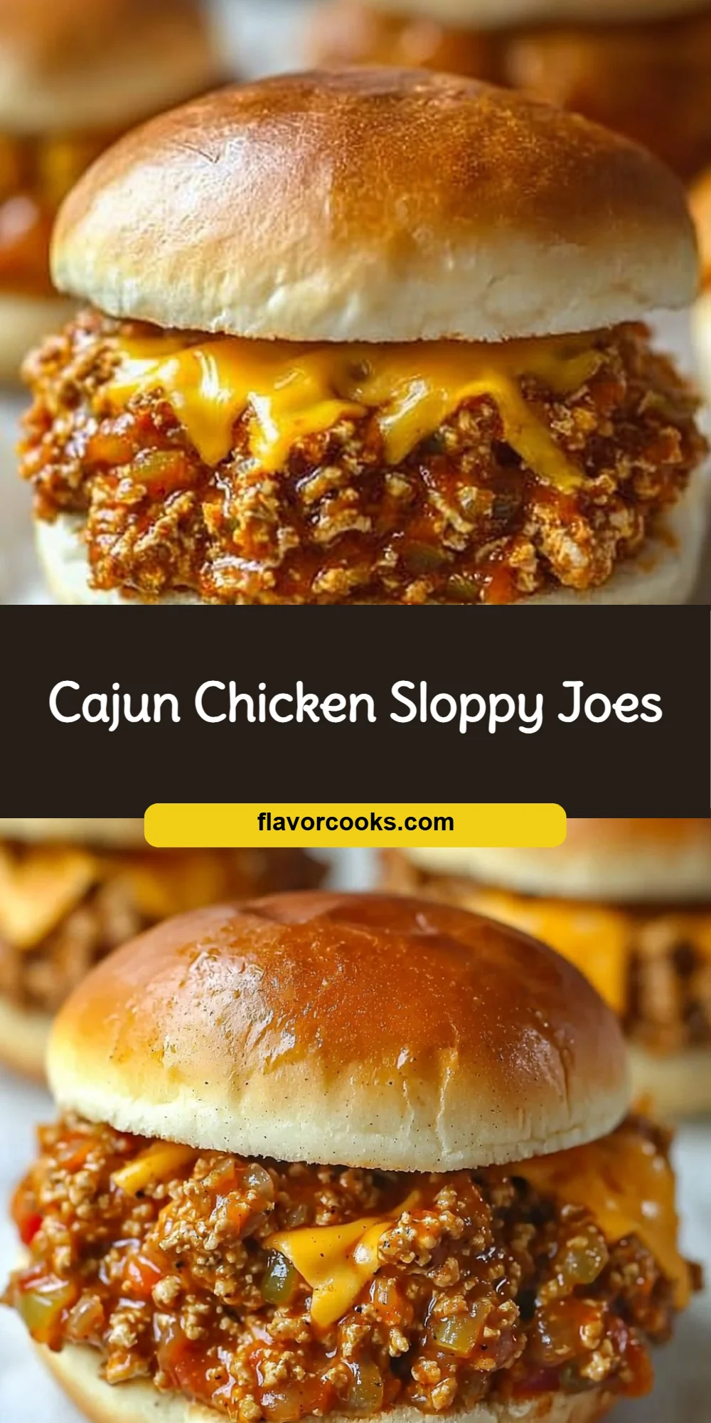 Cajun Chicken Sloppy Joes