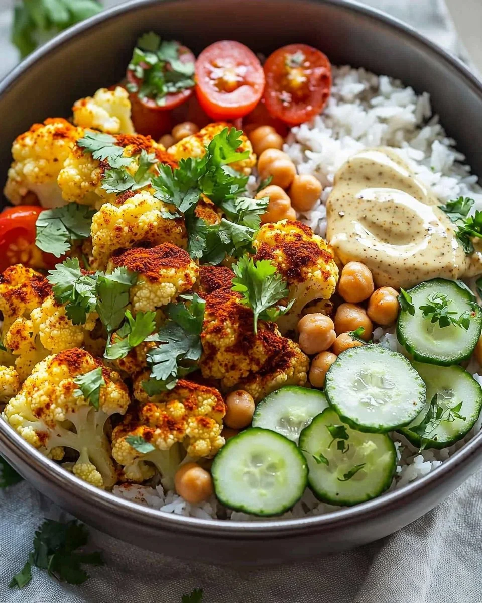 Cauliflower Shawarma Bowls