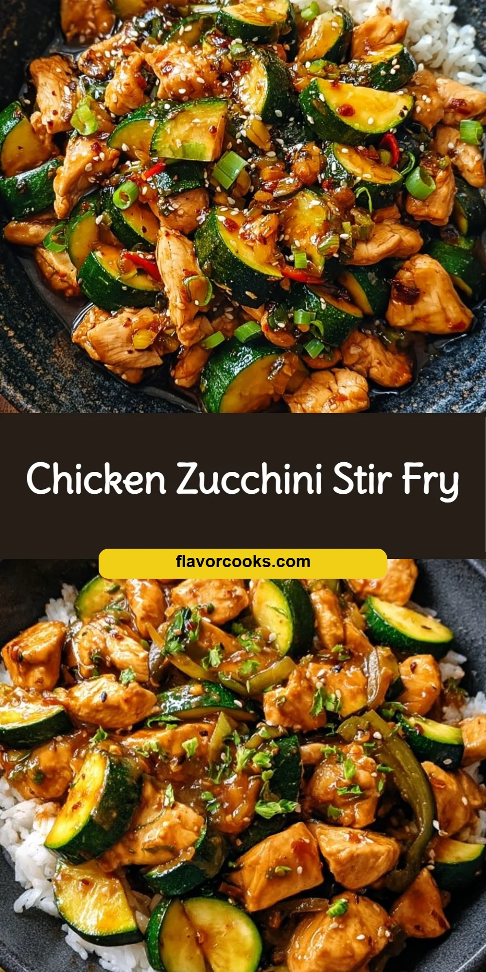 Chicken Zucchini Stir Fry