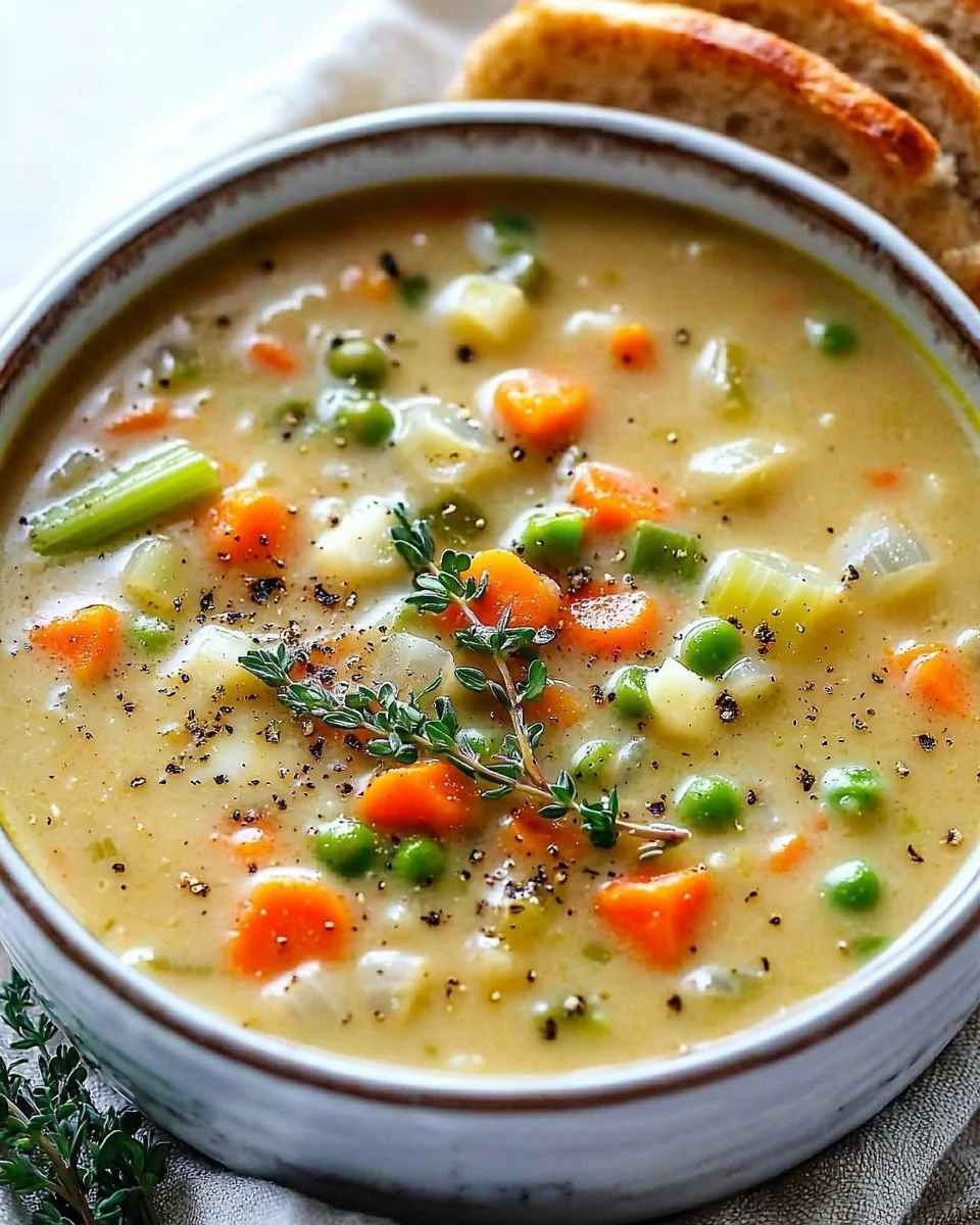 Comforting One-Pot Creamy Vegetable Soup