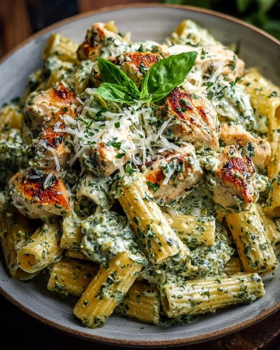 Creamy Pesto Chicken Pasta