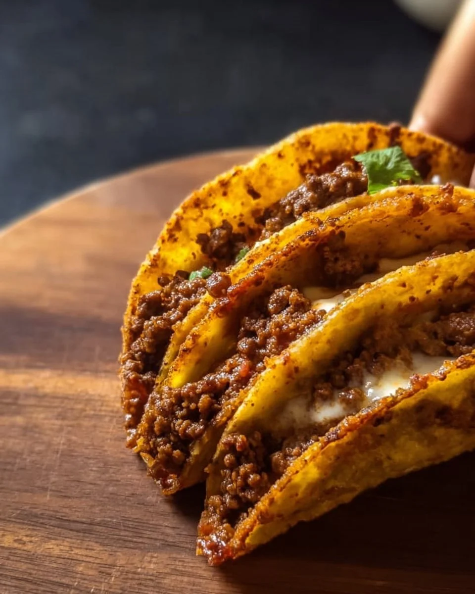 Crispy Ground Beef Tacos