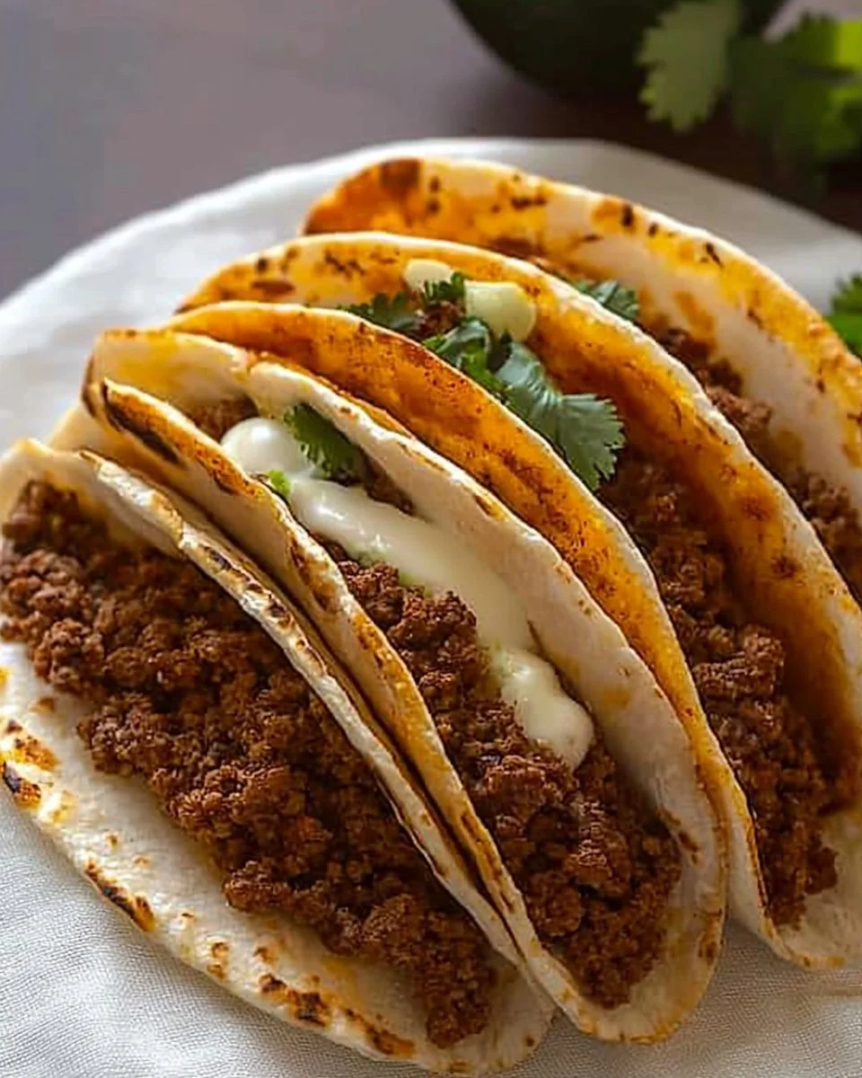 Crispy Ground Beef Tacos