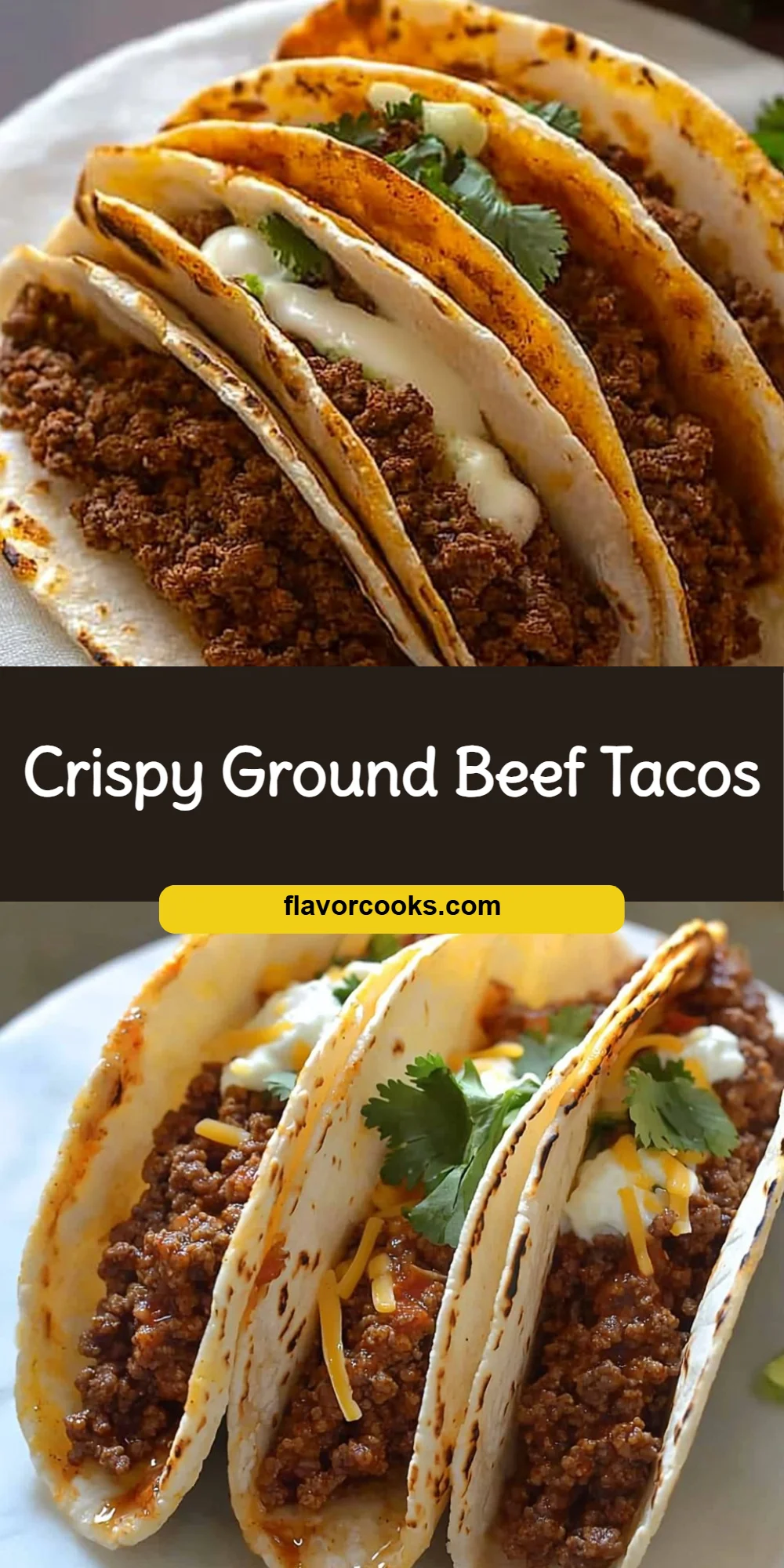 Crispy Ground Beef Tacos