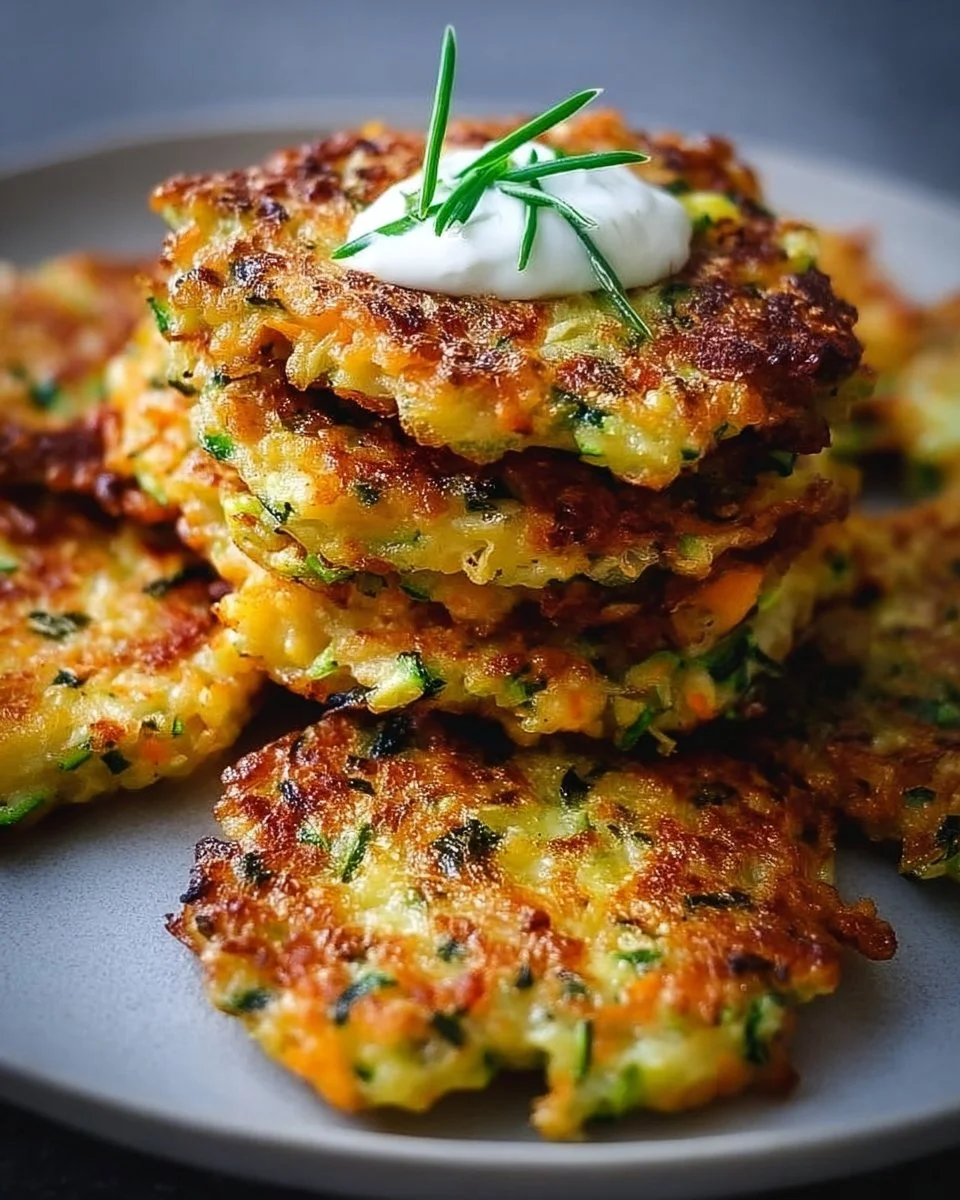 Crispy Vegetable Fritters Recipe