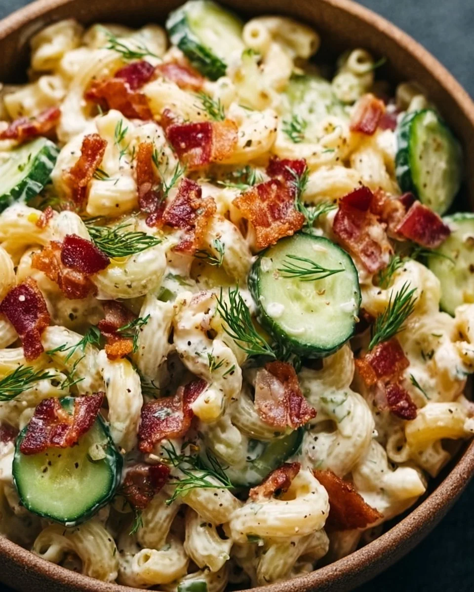 Dill Pickle Bacon Pasta Salad That Will Wow Your Taste Buds