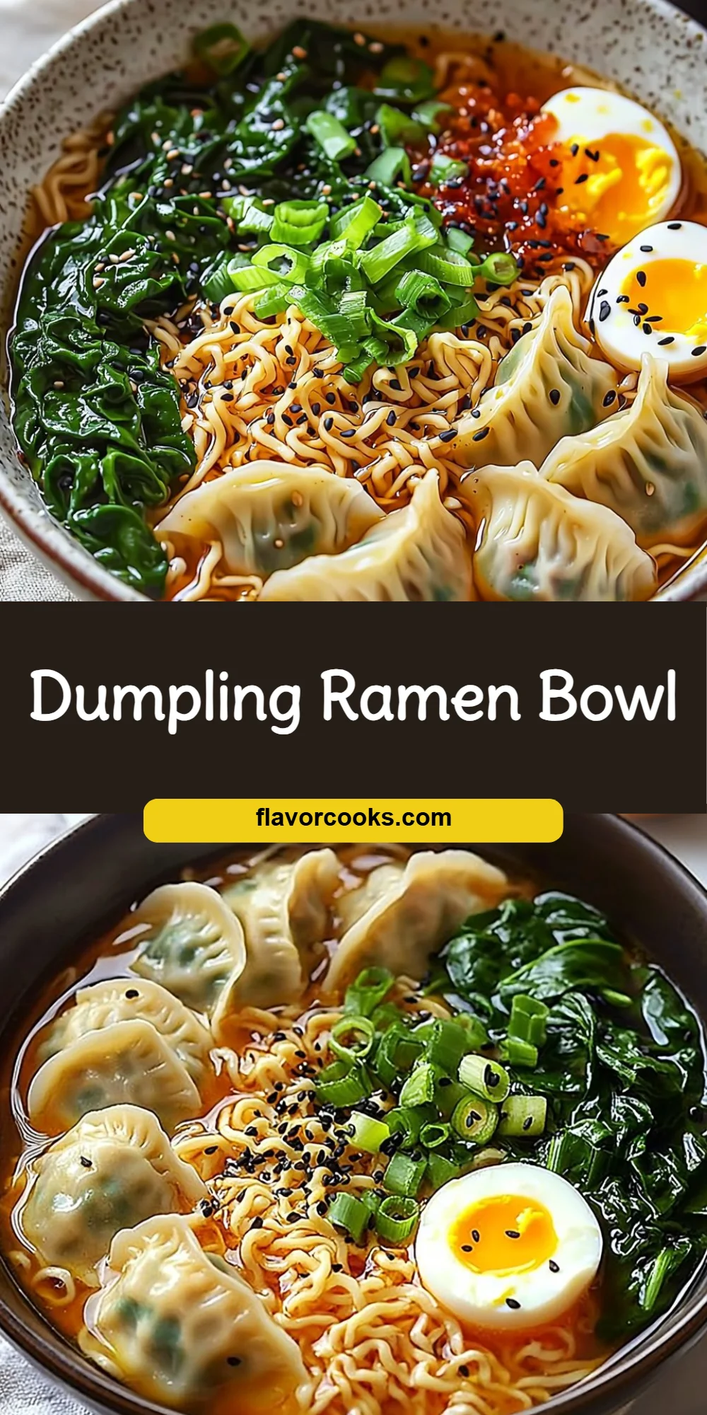 Dumpling Ramen Bowl