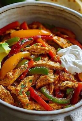 Delicious crockpot chicken fajitas served with fresh vegetables and tortillas.