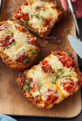 Delicious homemade easy pizza toast topped with cheese and pepperoni
