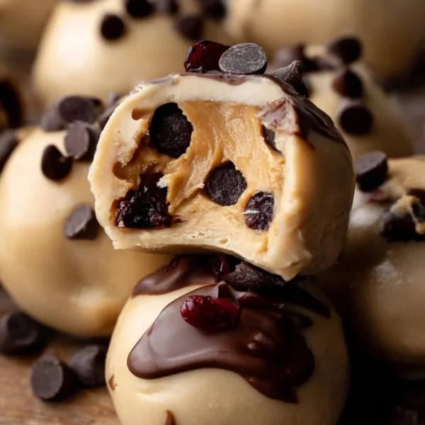 Frozen Greek yogurt peanut butter bites, a healthy and tasty snack option.