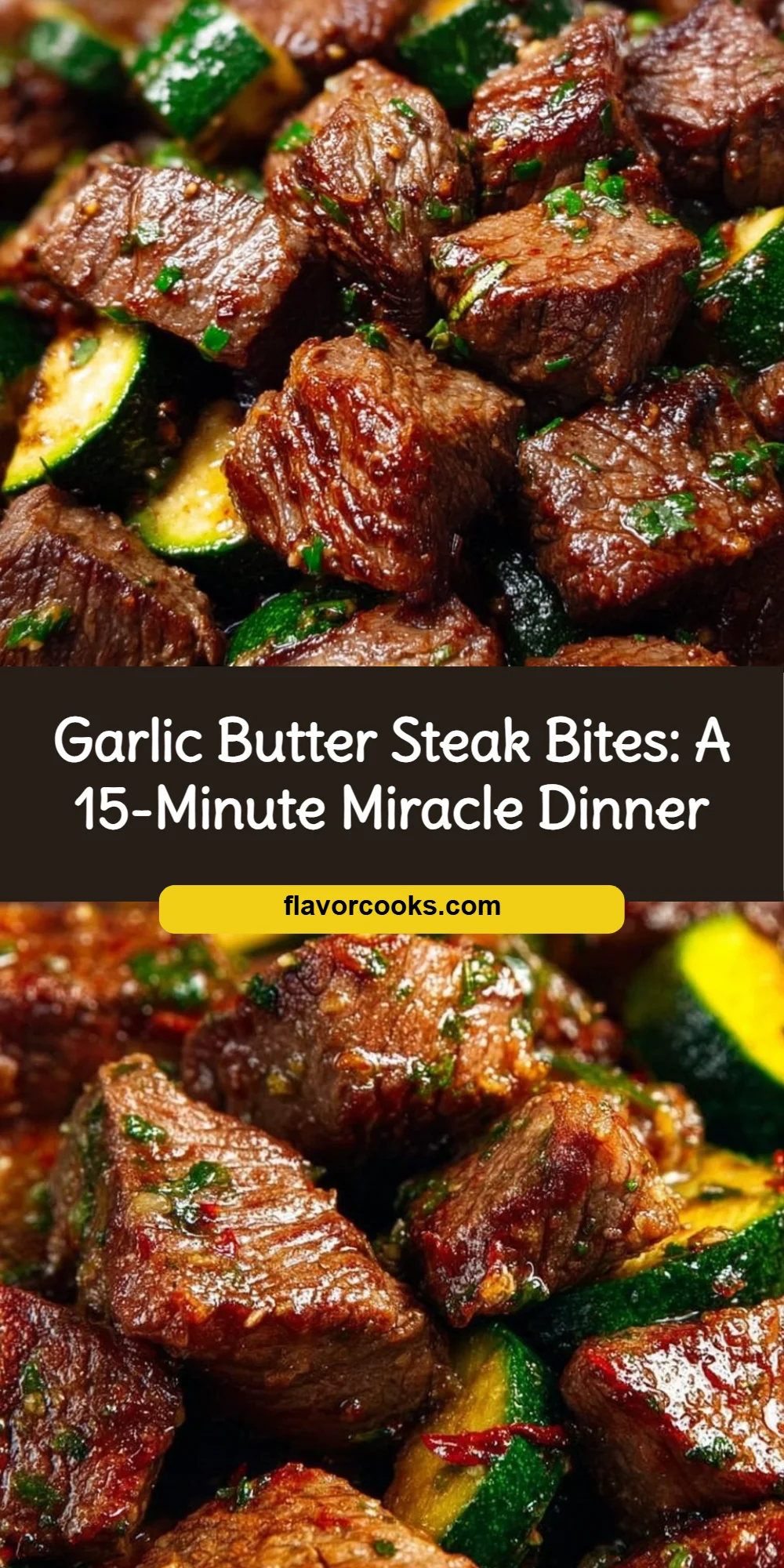 Garlic Butter Steak Bites: A 15-Minute Miracle Dinner