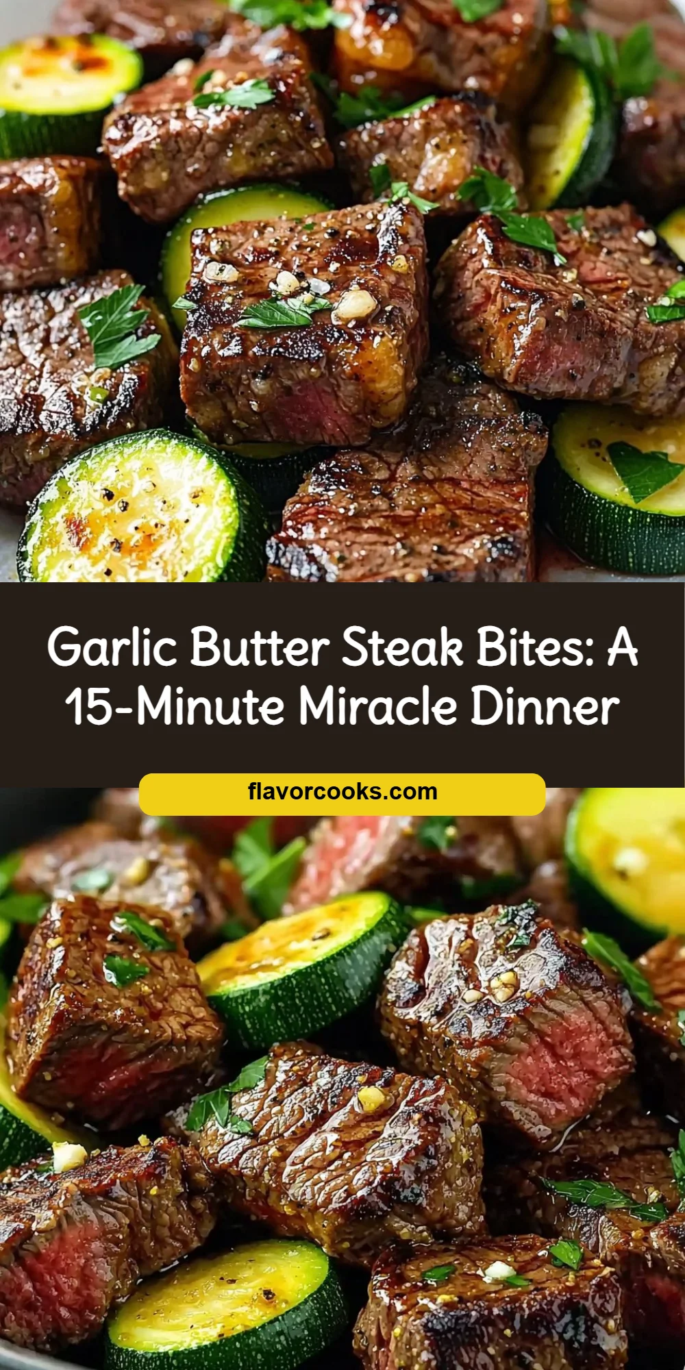 Garlic Butter Steak Bites: A 15-Minute Miracle Dinner