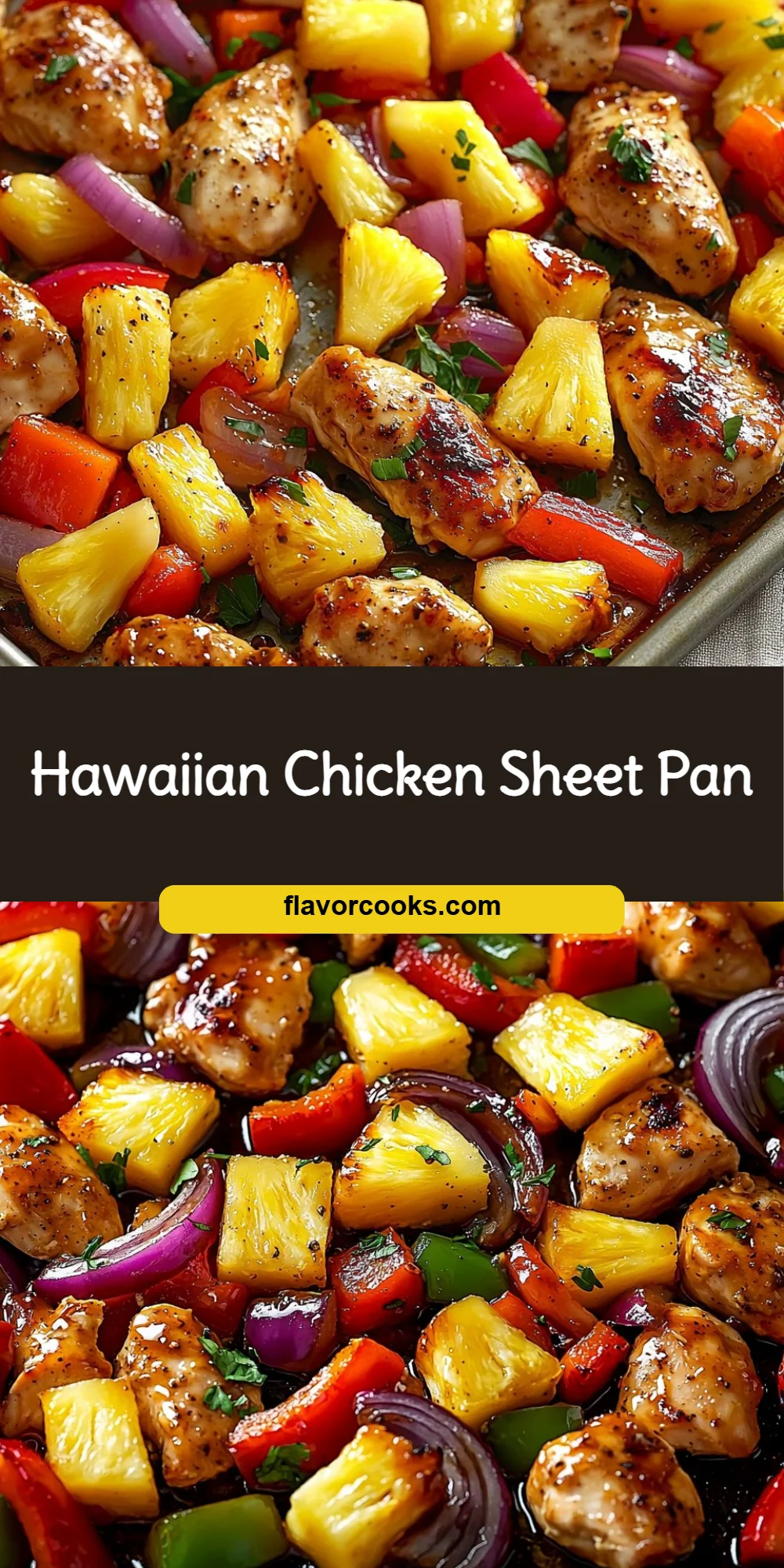 Hawaiian Chicken Sheet Pan