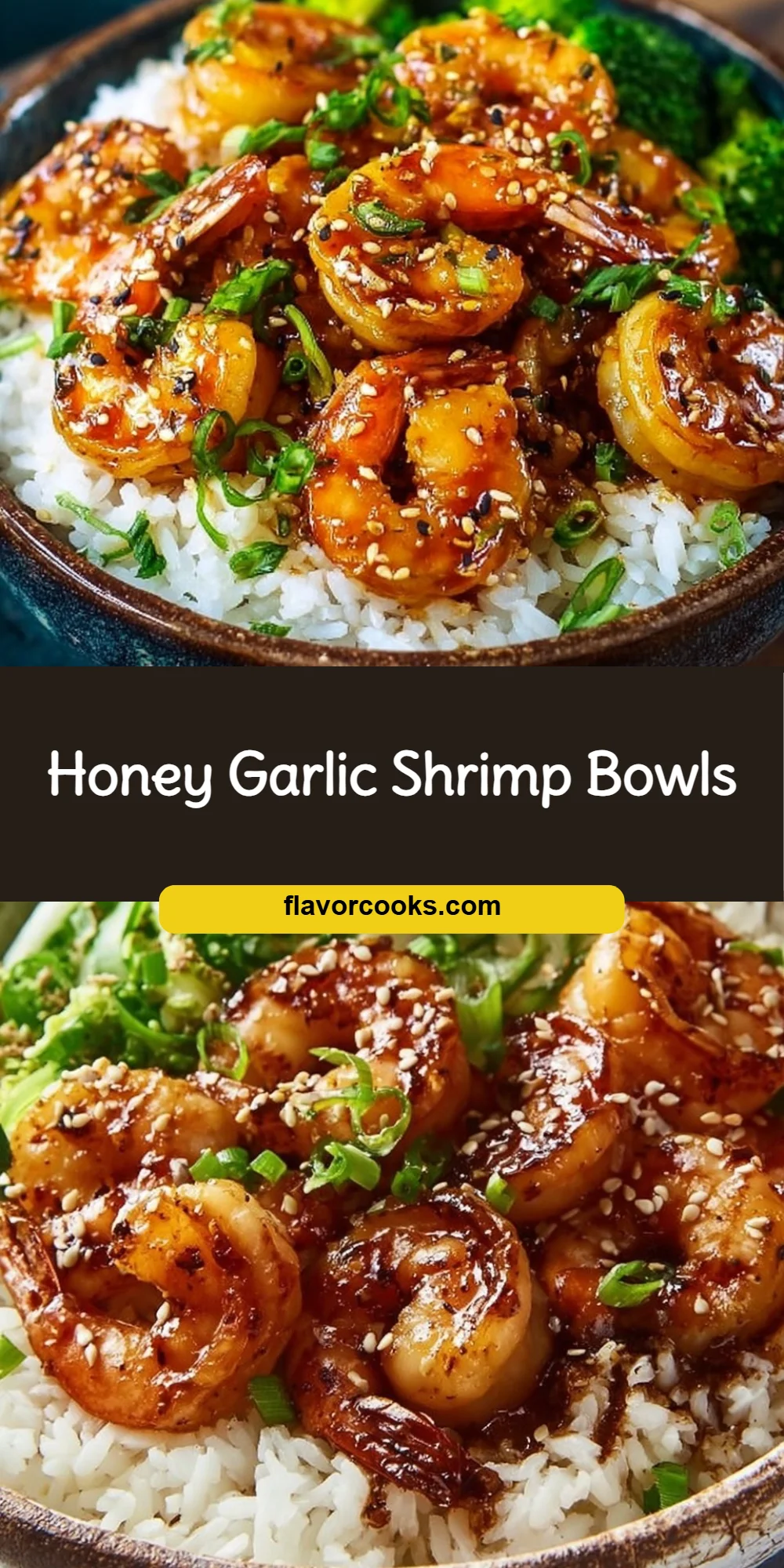 Honey Garlic Shrimp Bowls