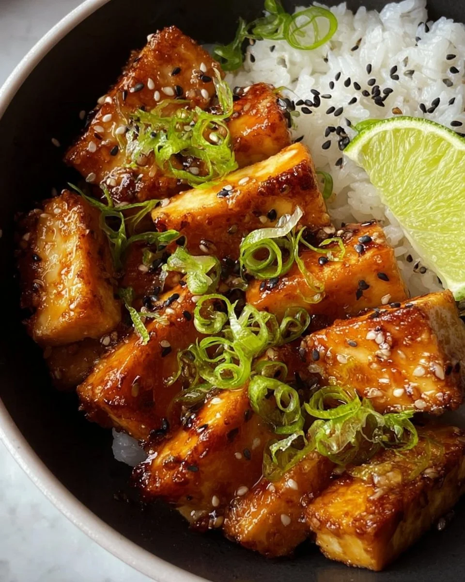 Honey Garlic Tofu