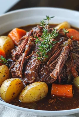 Delicious 5-star pot roast prepared in a slow cooker