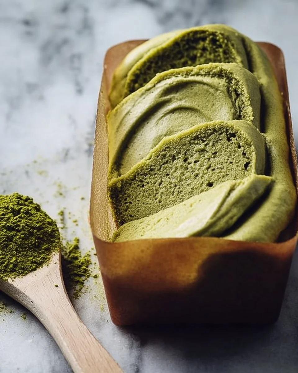 Japanese Matcha Pound Cake