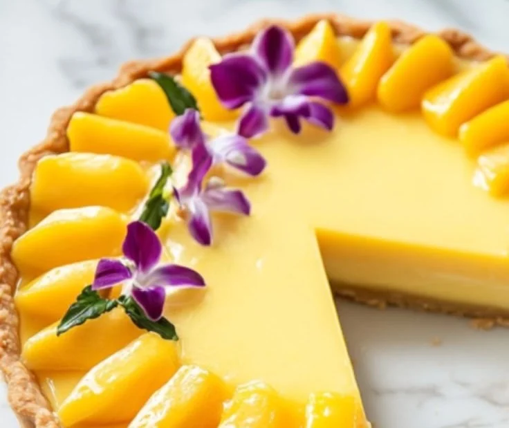 Mango Curd Tart