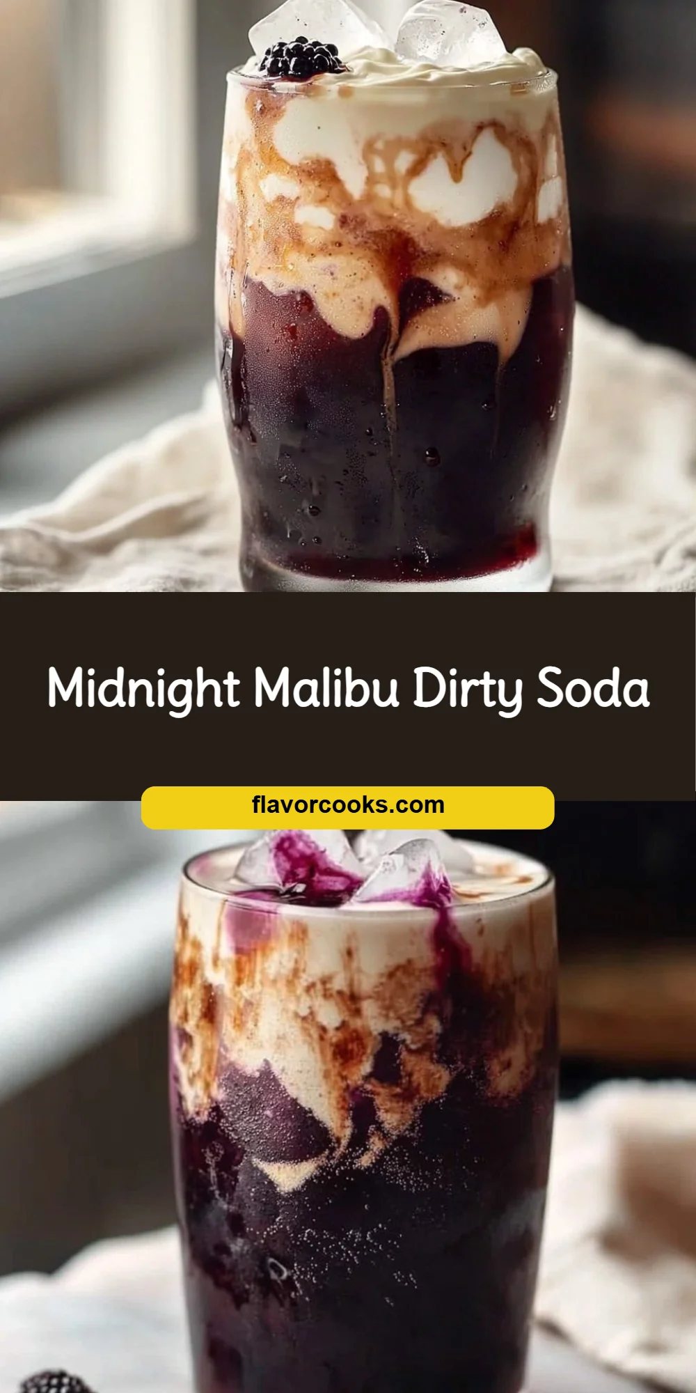 Midnight Malibu Dirty Soda