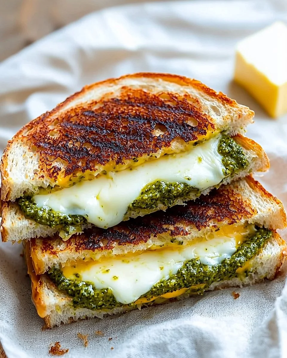 Pesto Grilled Cheese