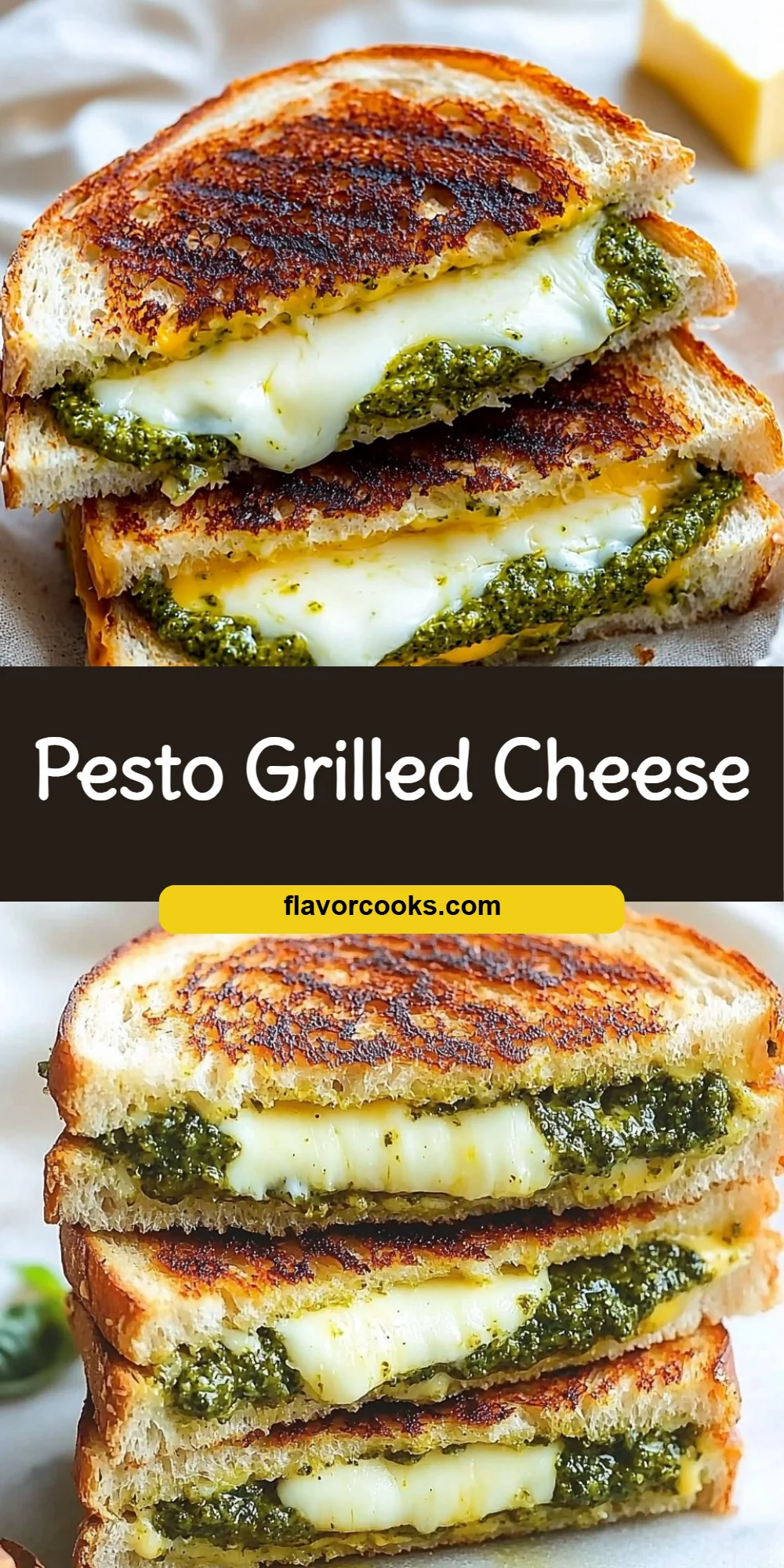 Pesto Grilled Cheese