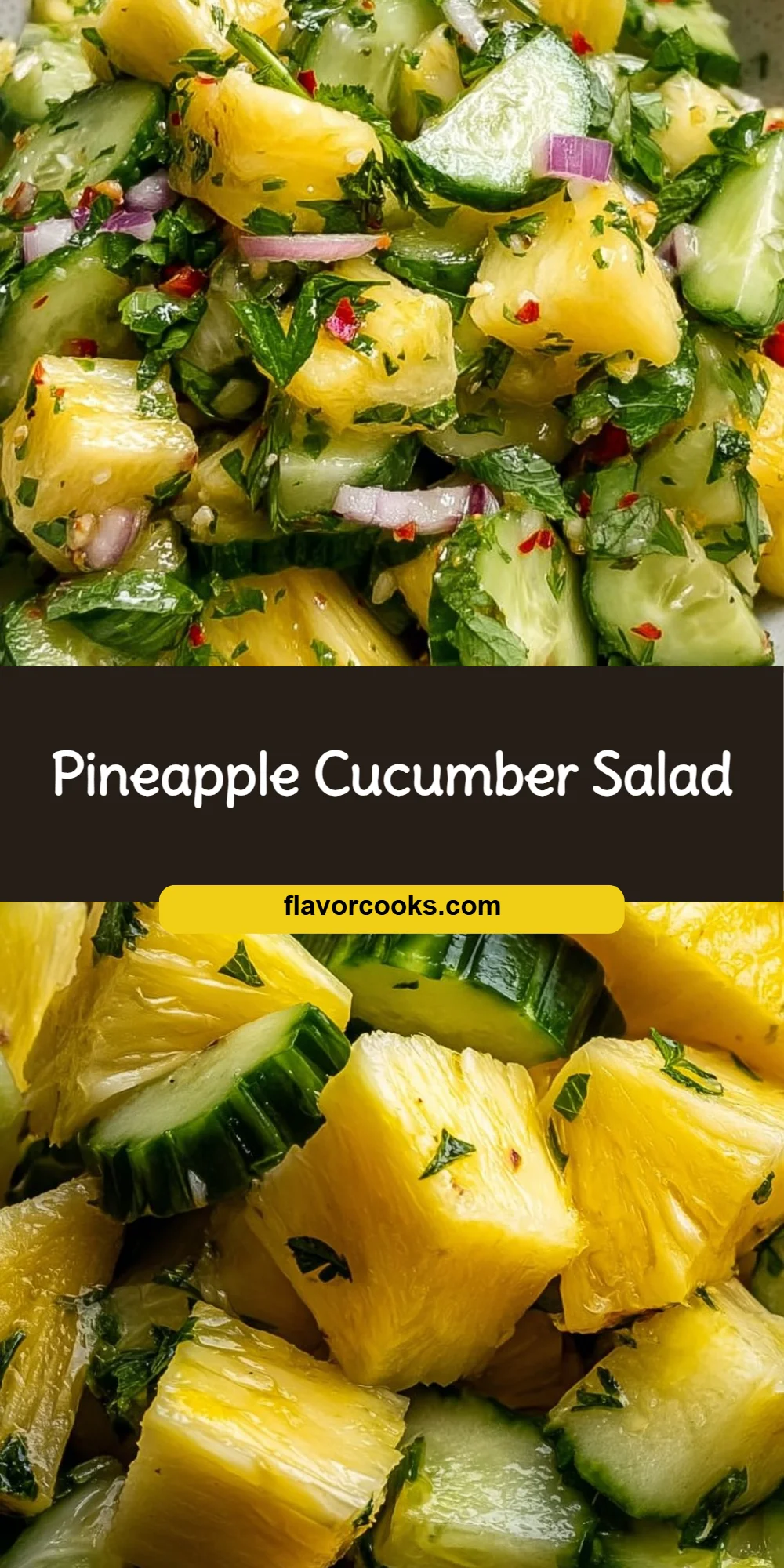 Pineapple Cucumber Salad