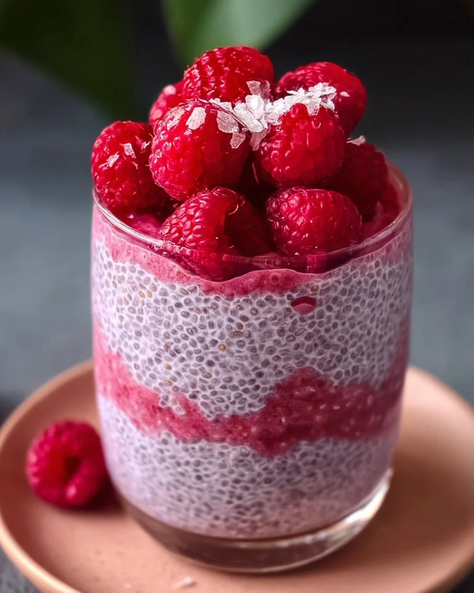 Raspberry Chia Pudding