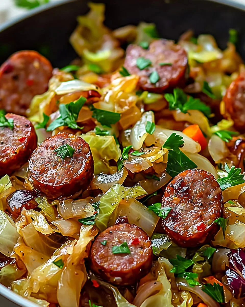 Sausage and Cabbage Stir Fry