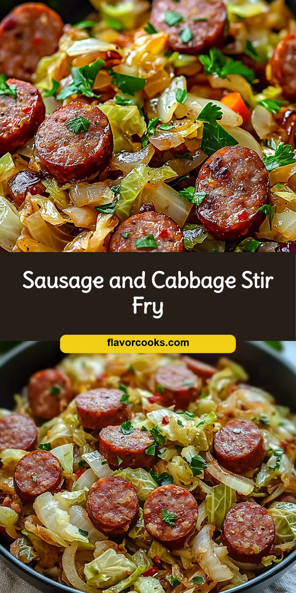 Sausage and Cabbage Stir Fry