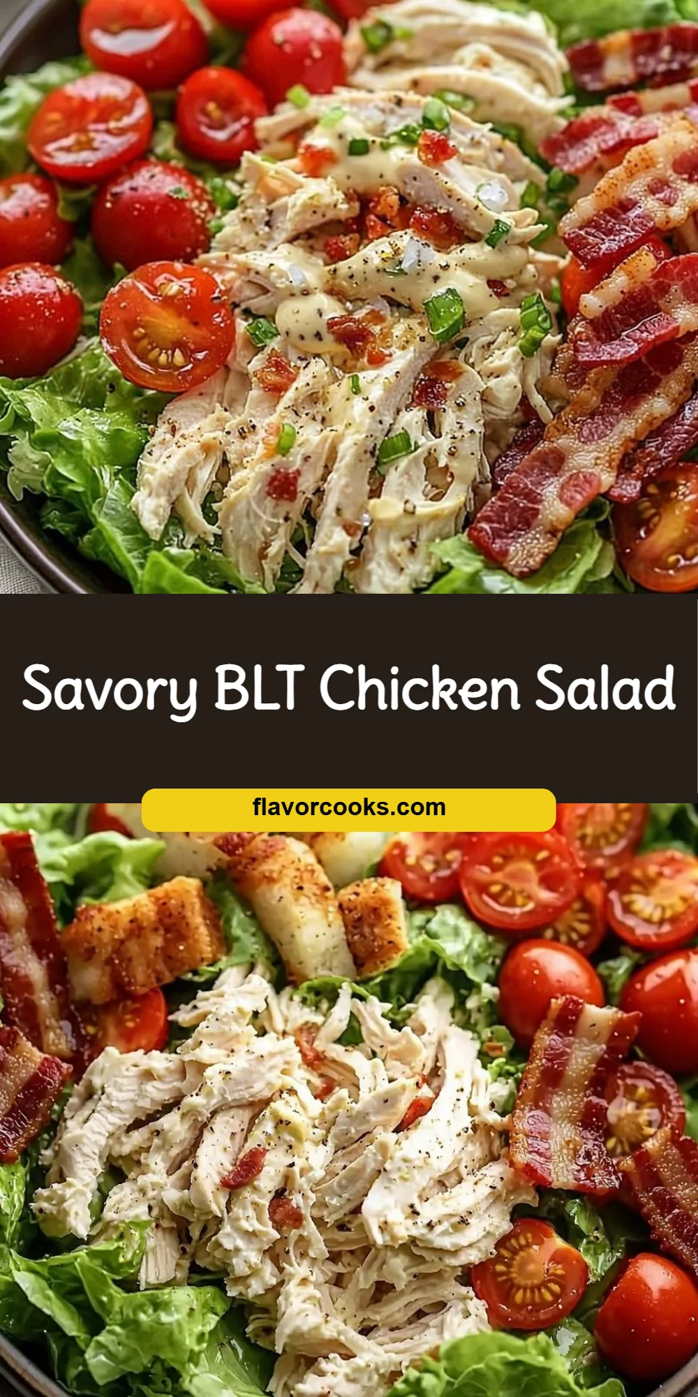 Savory BLT Chicken Salad