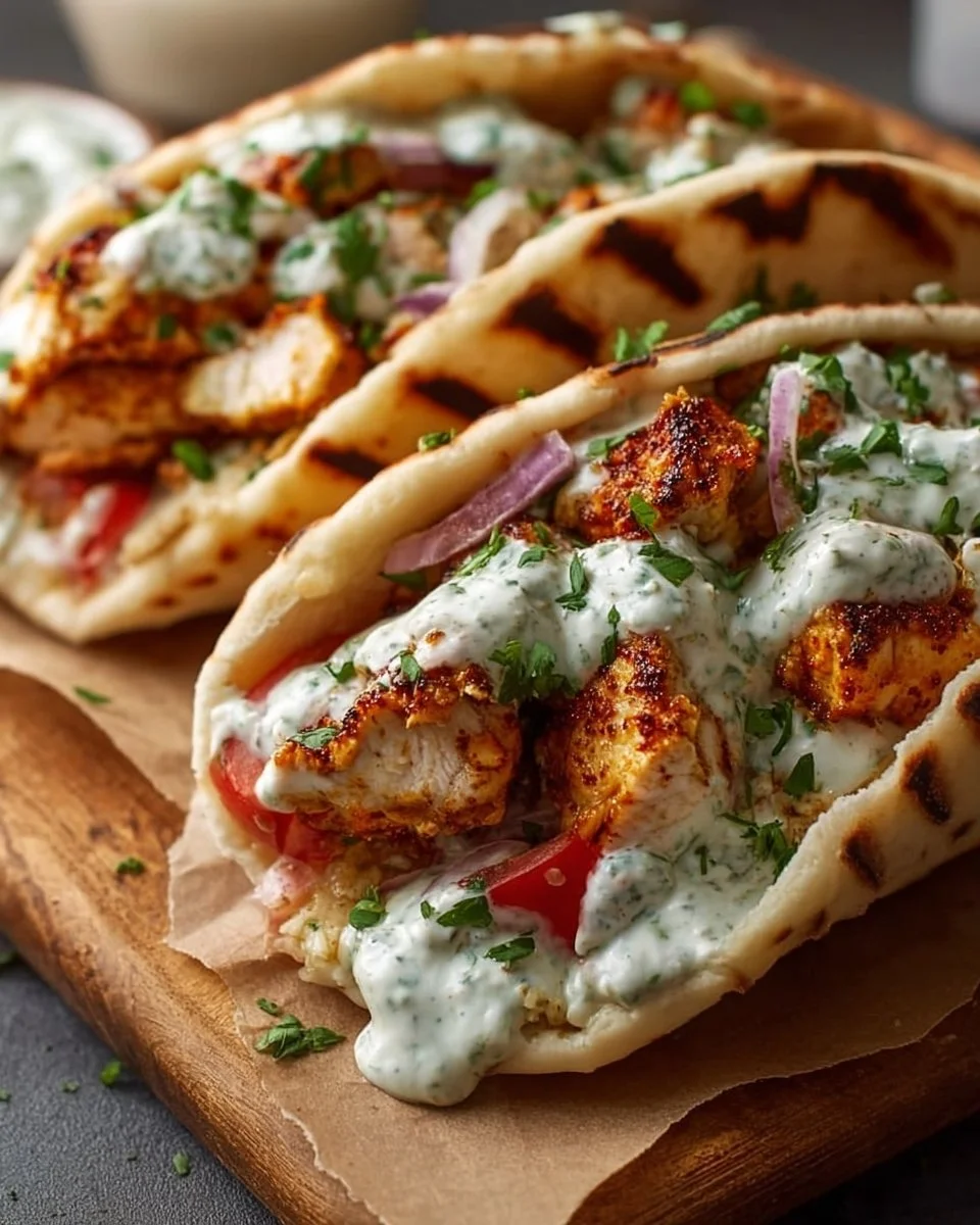 Sheet Pan Chicken Pitas with Herby Ranch
