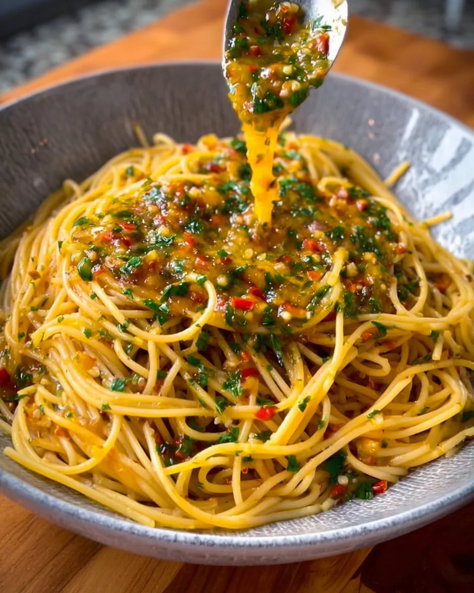 Spaghetti with Garlic and Oil