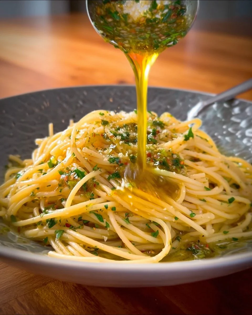 Spaghetti with Garlic and Oil