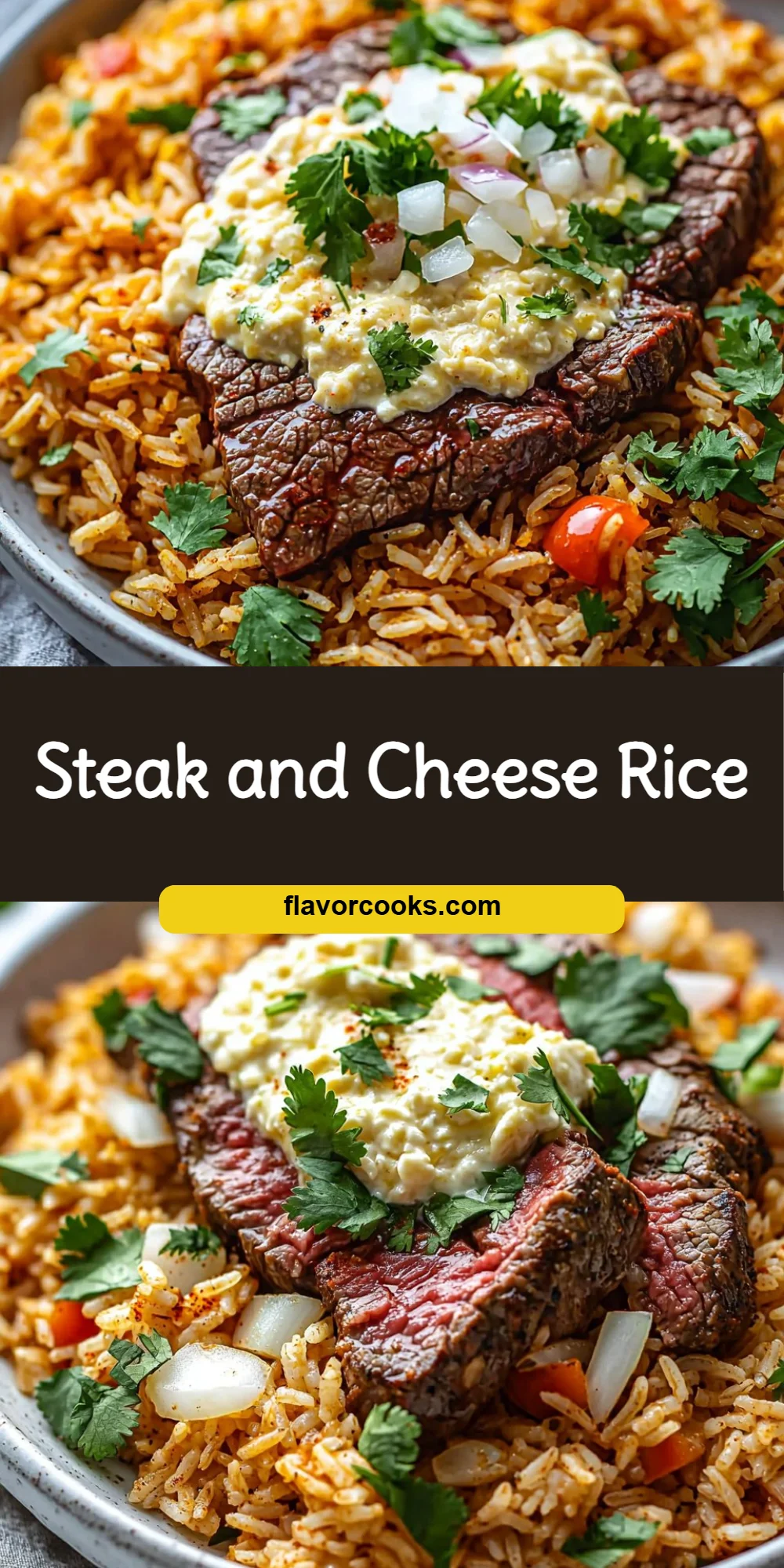 Steak and Cheese Rice